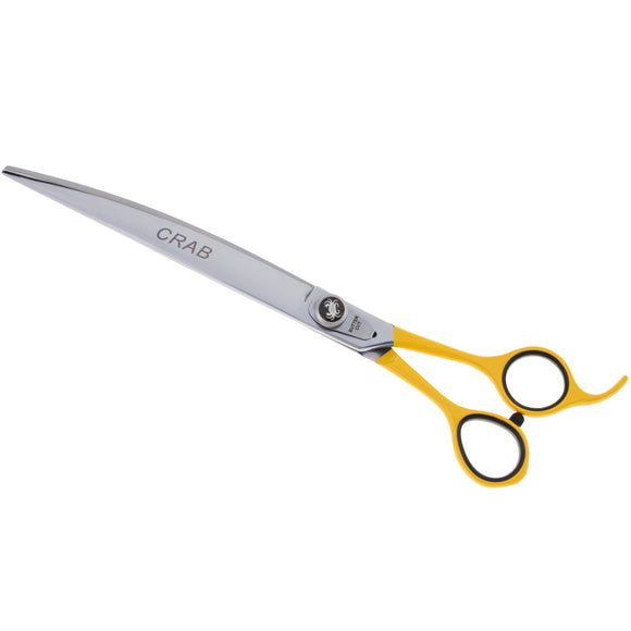 Geib Crab Curved Grooming Scissors 9.5" – Precision Micro-Bevel Blade, Level 1 Quality