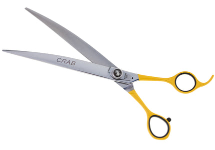 Geib Crab Curved Grooming Scissors 9.5" – Precision Micro-Bevel Blade, Level 1 Quality