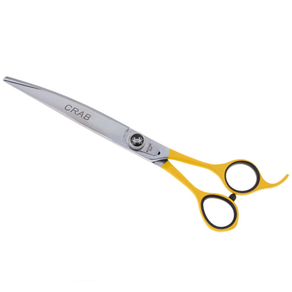 Geib Crab Curved Grooming Scissors 9.5" – Precision Micro-Bevel Blade, Level 1 Quality