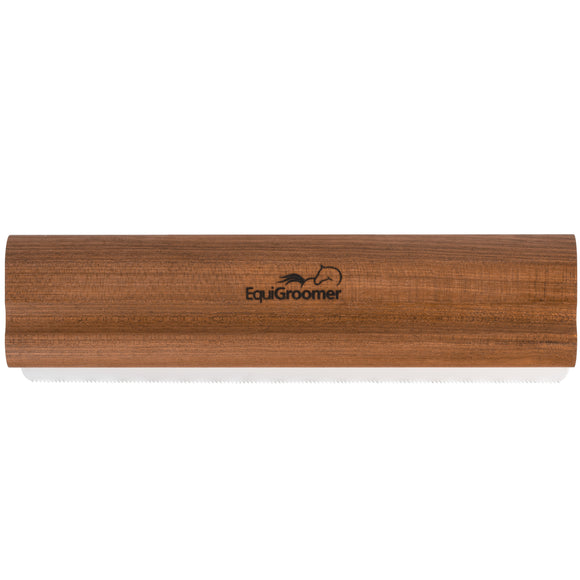 EquiGroomer 8 Inch Grooming Comb – Black Undercoat Trimmer, Smooth Shedding Tool