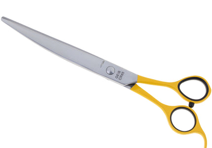 Geib Crab Curved Grooming Scissors 9.5" – Precision Micro-Bevel Blade, Level 1 Quality