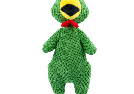 Blovi Funny Chicken Squeaky Dog Toy – 35cm Durable Pink Rubber Play Companion