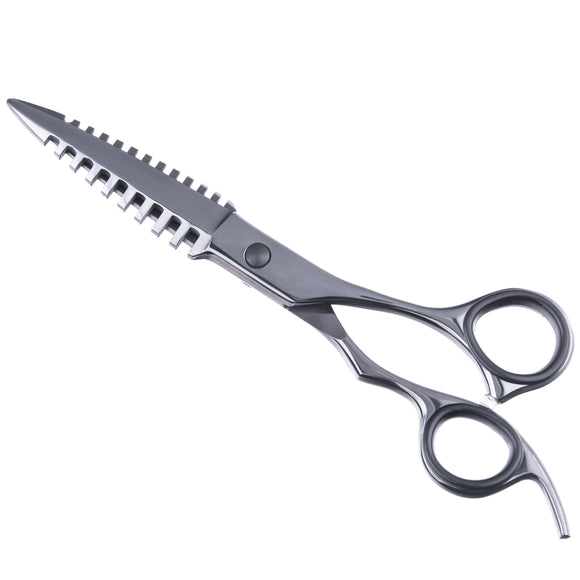 Excalibur Shears Predator Black 6.5" Straight Grooming Scissors – Ultra Sharp, Precision Cutting