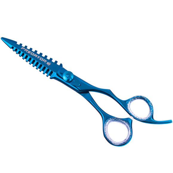 Excalibur Shears Predator Black 6.5" Straight Grooming Scissors – Ultra Sharp, Precision Cutting