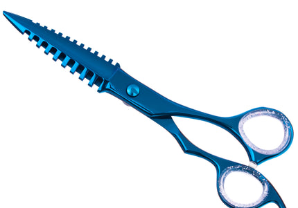 Excalibur Shears Predator Black 6.5" Straight Grooming Scissors – Ultra Sharp, Precision Cutting