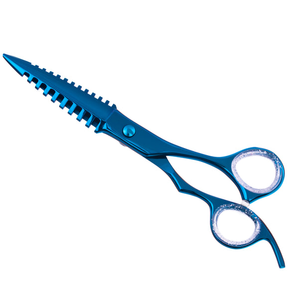Excalibur Shears Predator Black 6.5" Straight Grooming Scissors – Ultra Sharp, Precision Cutting