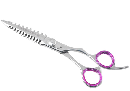 Excalibur Shears Predator Black 6.5" Straight Grooming Scissors – Ultra Sharp, Precision Cutting