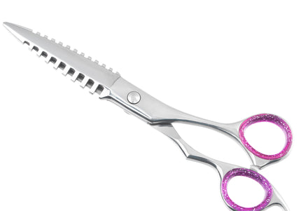 Excalibur Shears Predator Black 6.5" Straight Grooming Scissors – Ultra Sharp, Precision Cutting