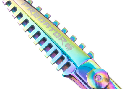 Excalibur Shears Predator Black 6.5" Straight Grooming Scissors – Ultra Sharp, Precision Cutting