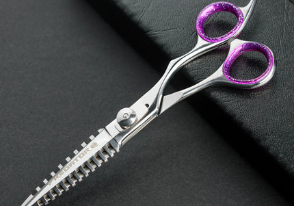 Excalibur Shears Predator Black 6.5" Straight Grooming Scissors – Ultra Sharp, Precision Cutting