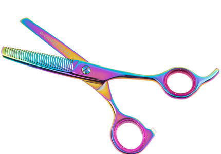 Excalibur Shears Silver Delta 6" Thinning Shears – Japanese Steel, 30 Teeth, Professional Precision