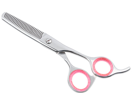 Excalibur Shears Silver Delta 6" Thinning Shears – Japanese Steel, 30 Teeth, Professional Precision