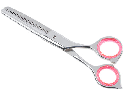Excalibur Shears Silver Delta 6" Thinning Shears – Japanese Steel, 30 Teeth, Professional Precision