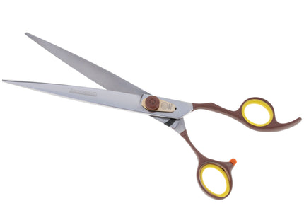 Geib Avanti Comfort Plus Straight Scissors – 9.5" Ergonomic Micro-Bevel Professional Grooming Shears