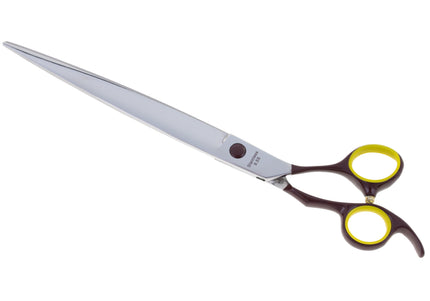 Geib Avanti Comfort Plus Straight Scissors – 9.5" Ergonomic Micro-Bevel Professional Grooming Shears