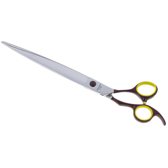 Geib Avanti Comfort Plus Straight Scissors – 9.5" Ergonomic Micro-Bevel Professional Grooming Shears