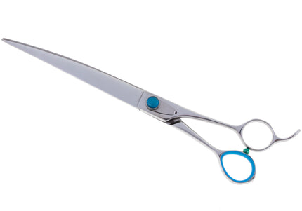 Geib Super Gator Curved Grooming Scissors – Triple-Hardened Stainless Steel, Ergonomic Micro-Grind Blades