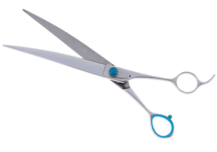 Geib Super Gator Curved Grooming Scissors – Triple-Hardened Stainless Steel, Ergonomic Micro-Grind Blades