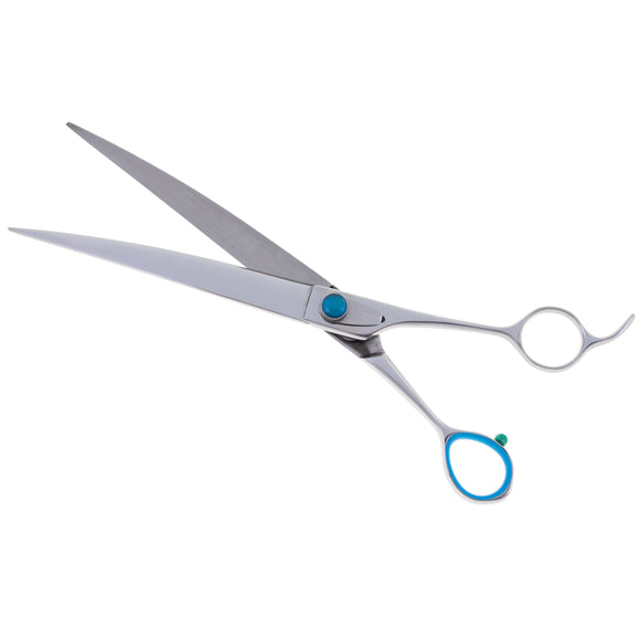 Geib Super Gator Curved Grooming Scissors – Triple-Hardened Stainless Steel, Ergonomic Micro-Grind Blades