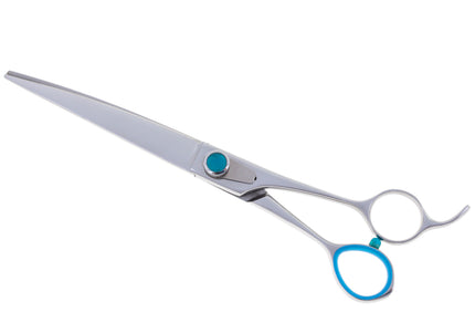 Geib Super Gator Curved Grooming Scissors – Triple-Hardened Stainless Steel, Ergonomic Micro-Grind Blades