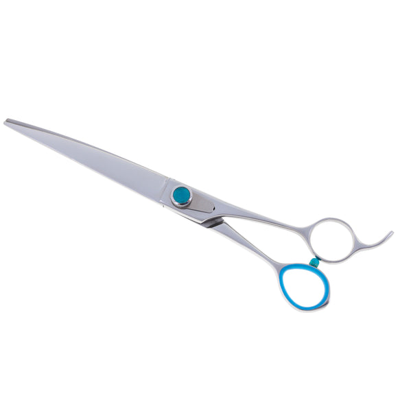 Geib Super Gator Curved Grooming Scissors – Triple-Hardened Stainless Steel, Ergonomic Micro-Grind Blades