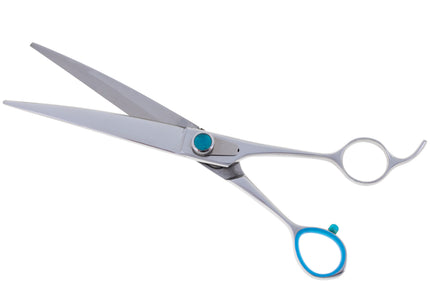 Geib Super Gator Curved Grooming Scissors – Triple-Hardened Stainless Steel, Ergonomic Micro-Grind Blades