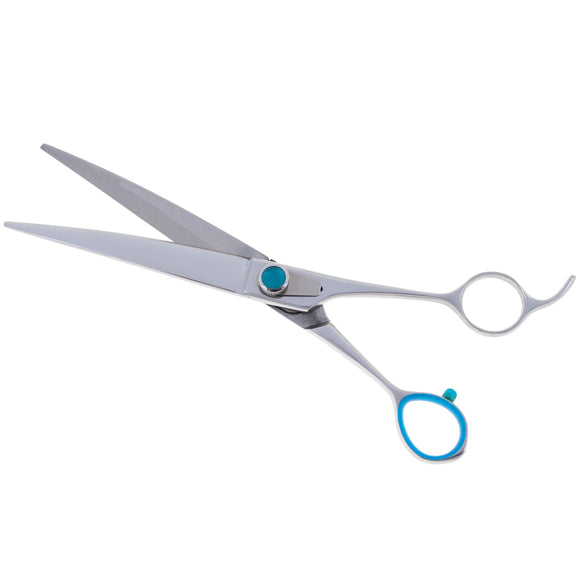 Geib Super Gator Curved Grooming Scissors – Triple-Hardened Stainless Steel, Ergonomic Micro-Grind Blades