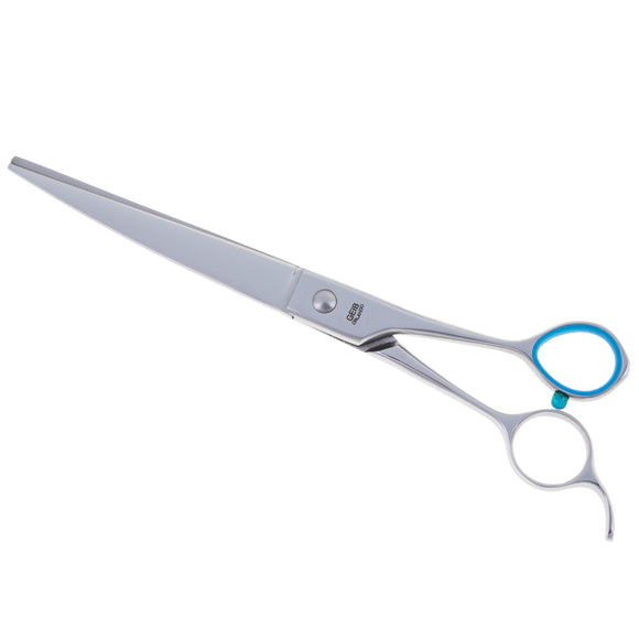 Geib Super Gator Curved Grooming Scissors – Triple-Hardened Stainless Steel, Ergonomic Micro-Grind Blades