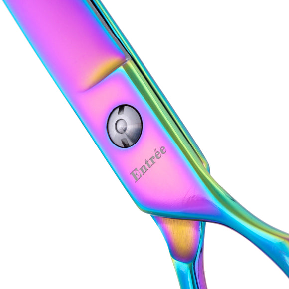 Geib Entree Blue Titan Curved Scissors – 10" Titanium-Coated, Micro-Grind Blade, Premium Quality