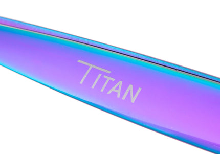 Geib Entree Blue Titan Curved Scissors – 10" Titanium-Coated, Micro-Grind Blade, Premium Quality