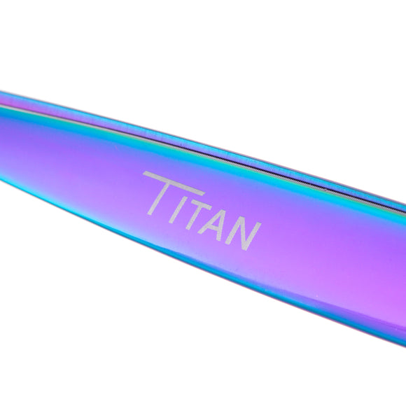 Geib Entree Blue Titan Curved Scissors – 10" Titanium-Coated, Micro-Grind Blade, Premium Quality