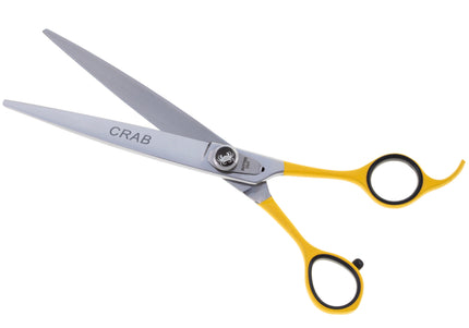 Geib Crab Straight Grooming Scissors 7.5" – Precision Micro-Bevel Blade, Level 1 Quality