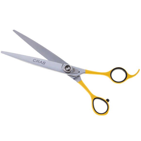 Geib Crab Straight Grooming Scissors 7.5" – Precision Micro-Bevel Blade, Level 1 Quality