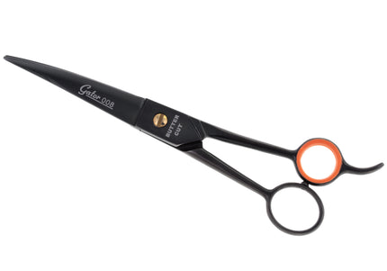 Geib Gator 008 Curved Scissors – Japanese Stainless Steel, Black Finish, 8.5in, Professional Quality