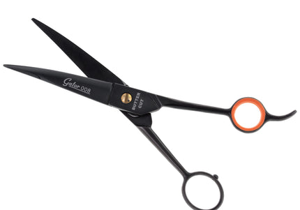 Geib Gator 008 Curved Scissors – Japanese Stainless Steel, Black Finish, 8.5in, Professional Quality