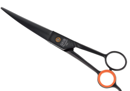 Geib Gator 008 Curved Scissors – Japanese Stainless Steel, Black Finish, 8.5in, Professional Quality