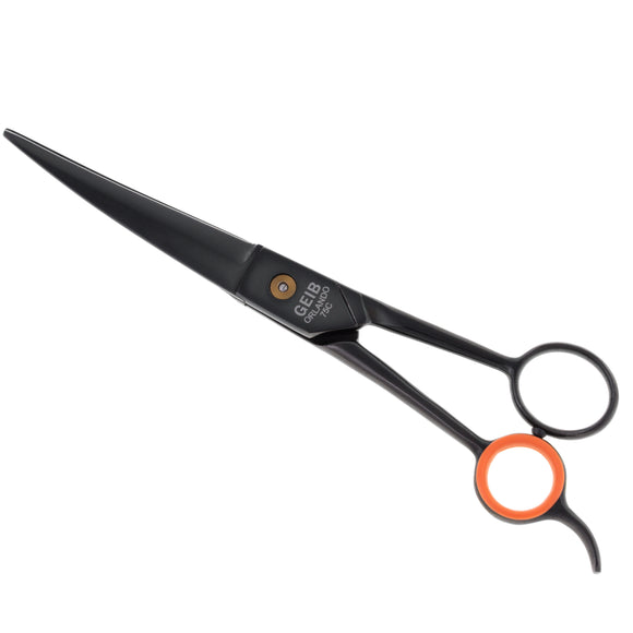 Geib Gator 008 Curved Scissors – Japanese Stainless Steel, Black Finish, 8.5in, Professional Quality