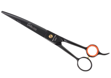 Geib Gator 008 Curved Scissors – Japanese Stainless Steel, Black Finish, 8.5in, Professional Quality