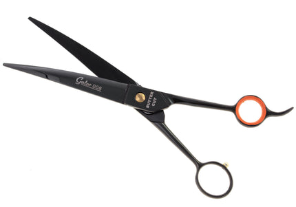 Geib Gator 008 Curved Scissors – Japanese Stainless Steel, Black Finish, 8.5in, Professional Quality