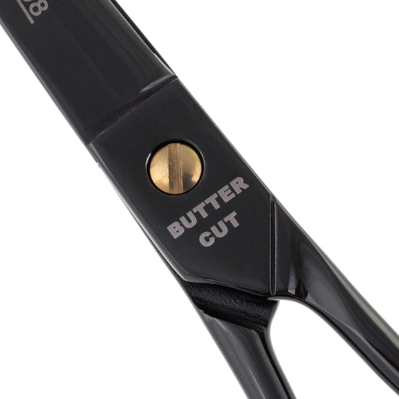 Geib Gator 008 Curved Scissors – Japanese Stainless Steel, Black Finish, 8.5in, Professional Quality