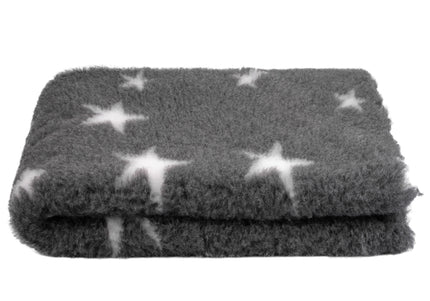 Blovi DryBed A+ Non-Slip Grooming Bed – Graphite with White Stars, 100x75cm