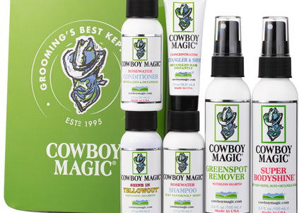 Cowboy Magic Grooming Kit – Complete Coat Care Set with Shampoo, Conditioner, and Shine Enhancer