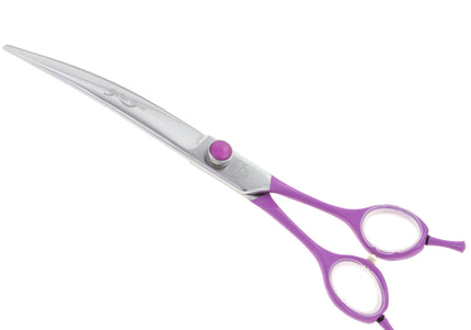 Geib Gator Gear Curved Scissors 8 Inch – Lightweight Micro-Bevel Grooming Shears for Precision