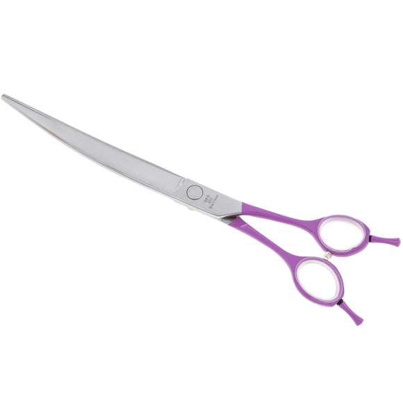 Geib Gator Gear Curved Scissors 8 Inch – Lightweight Micro-Bevel Grooming Shears for Precision