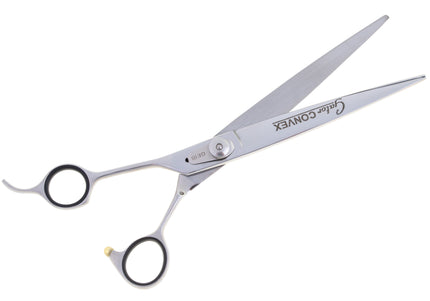 Geib Gator Lefty Convex Scissors 8.5" – Japanese Stainless Steel, Micro-Sanded, Straight, Left-Handed