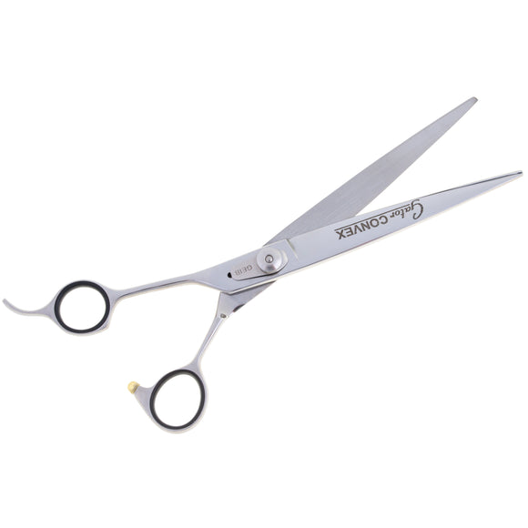 Geib Gator Lefty Convex Scissors 8.5" – Japanese Stainless Steel, Micro-Sanded, Straight, Left-Handed