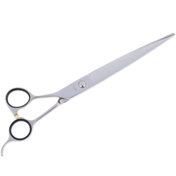 Geib Gator Lefty Convex Scissors 8.5" – Japanese Stainless Steel, Micro-Sanded, Straight, Left-Handed