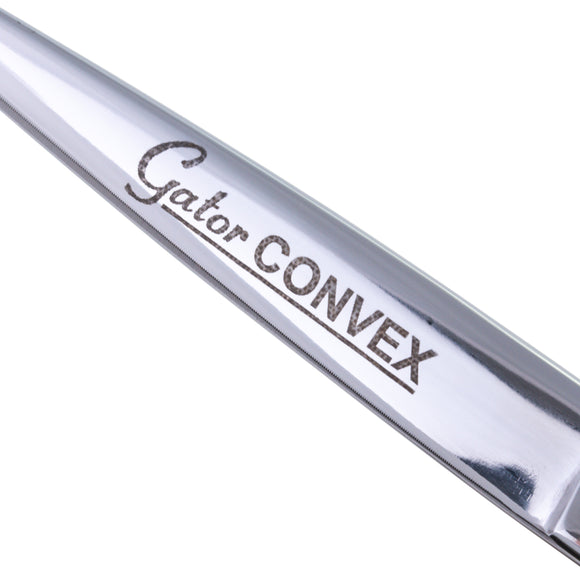 Geib Gator Lefty Convex Scissors 8.5" – Japanese Stainless Steel, Micro-Sanded, Straight, Left-Handed