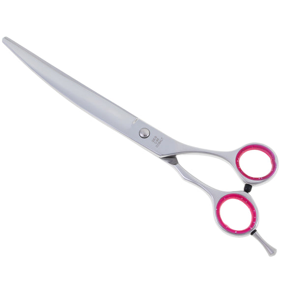 Geib Entree Curved Grooming Scissors – 8.5" Japanese Steel, High-Quality Precision Tool