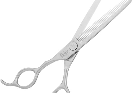 Yento Fanatic Series Left-Handed Thinning Shears 6" – Carbon Stainless Steel, 45-Tooth Precision
